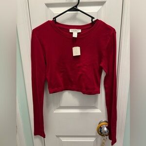 Long Sleeve Crop Top